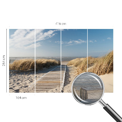 Fototapet modern pentru living Unde optice