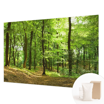 Fototapet la comandă pentru living cu model de hexagoane în culori pastelate