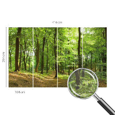 Fototapet la comandă pentru living Hexagone pastelate