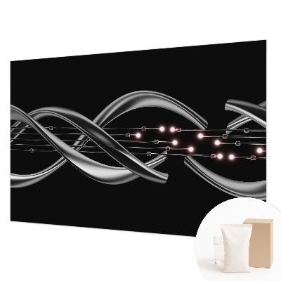 Fototapet vlies pentru dormitor Frunze verzi