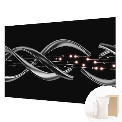 Fototapet vlies pentru dormitor Frunze verzi