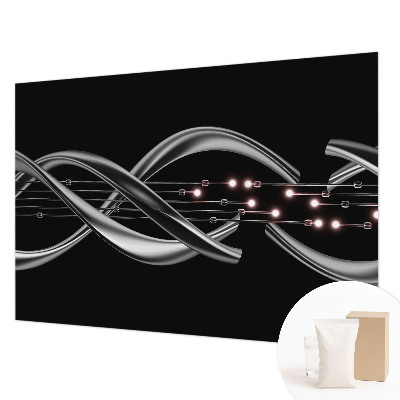 Fototapet vlies pentru dormitor Frunze verzi