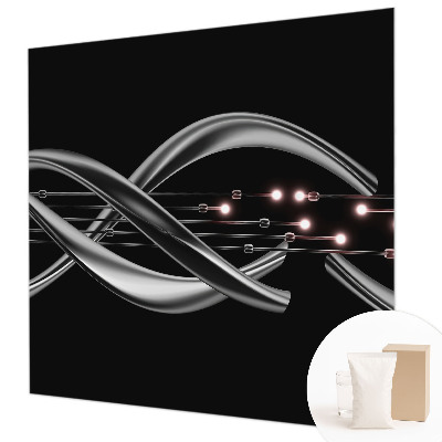 Fototapet vlies pentru dormitor Frunze verzi