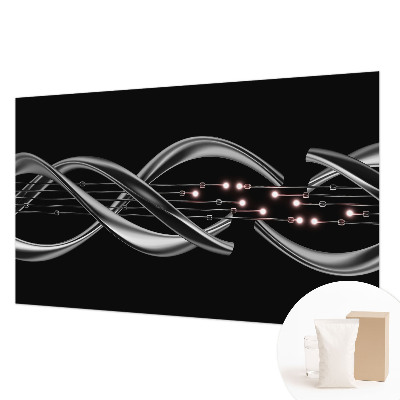 Fototapet vlies pentru dormitor Frunze verzi