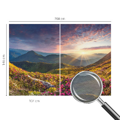 Fototapet decorativ pe perete Valuri verzi