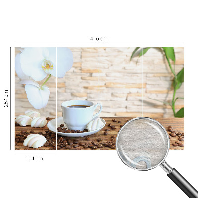 Fototapet modern la comandă Valuri metalice