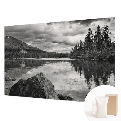 Fototapet la comandă pentru dormitor cu motiv abstract geometric