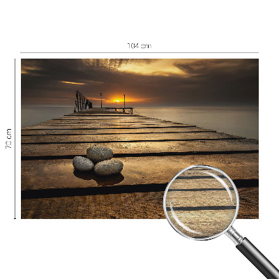 Fototapet vlies pentru living Inele de lemn