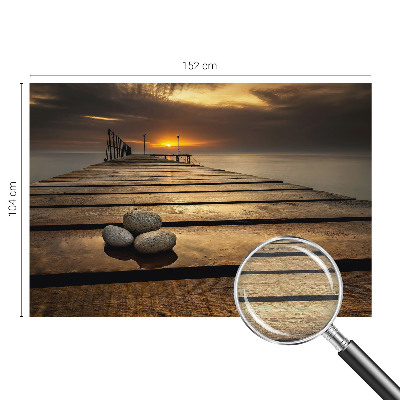 Fototapet vlies pentru living Inele de lemn