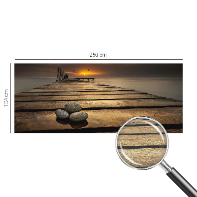 Fototapet vlies pentru living Inele de lemn