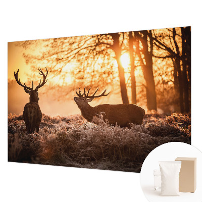 Fototapet la comandă pentru dormitor Valuri bleumarin