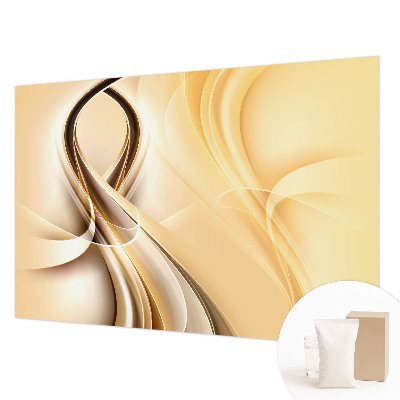 Fototapet la comandă pentru living cu un model de valuri abstracte