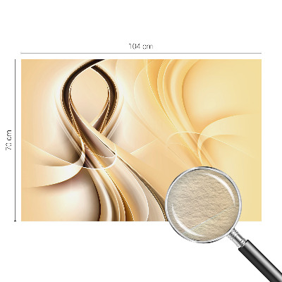 Fototapet la comandă pentru living Valuri abstracte