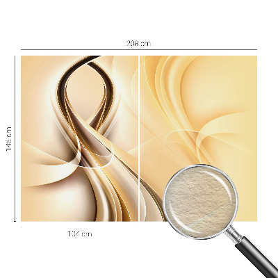 Fototapet la comandă pentru living Valuri abstracte