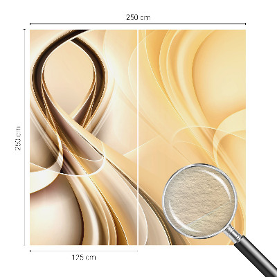 Fototapet la comandă pentru living Valuri abstracte