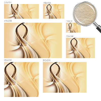 Fototapet la comandă pentru living Valuri abstracte