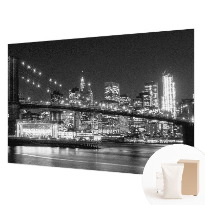 Tapet foto decorativ cu model de lemn albastru