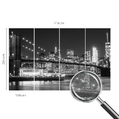 Tapet foto decorativ Lemn albastru