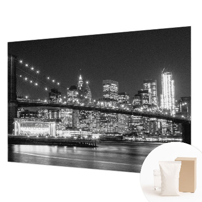 Tapet foto decorativ Lemn albastru