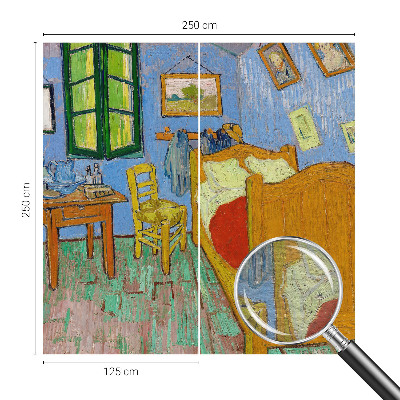 Fototapet la comandă pentru dormitor Cercuri geometrice