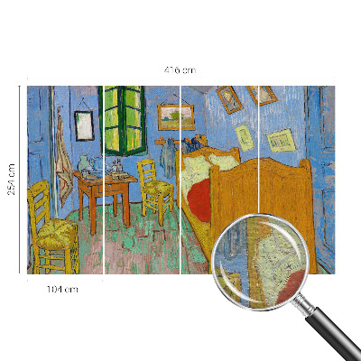 Fototapet la comandă pentru dormitor Cercuri geometrice