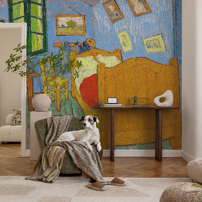 Fototapet la comandă pentru dormitor Cercuri geometrice