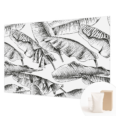 Tapet cu motiv floral exotic