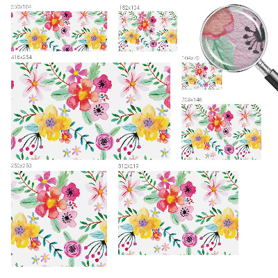 Fototapet vlies pentru copii Flori uscate