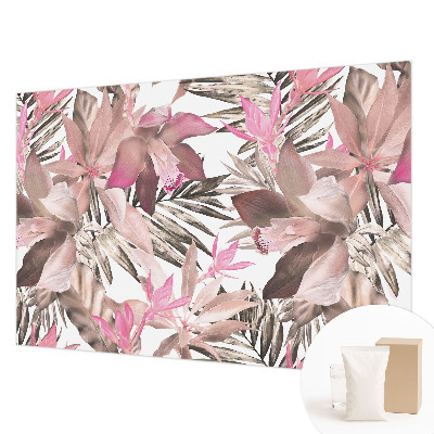 Fototapet modern pentru living cu motiv floral „Visul florilor”