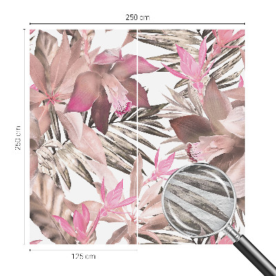 Fototapet modern pentru living Visul florilor