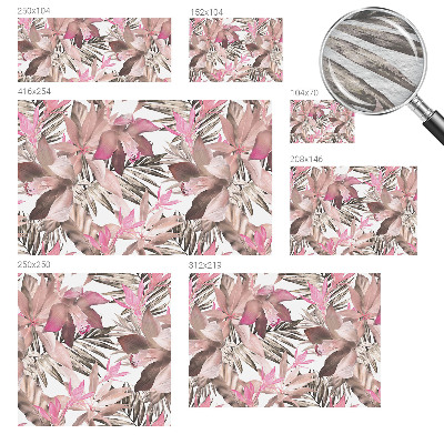 Fototapet modern pentru living Visul florilor