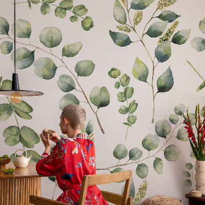 Fototapet la comandă pentru living Valuri colorate