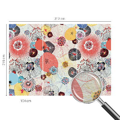 Fototapet modern pentru living Eleganță botanică