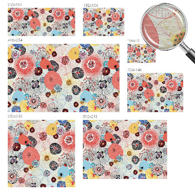 Fototapet modern pentru living Eleganță botanică