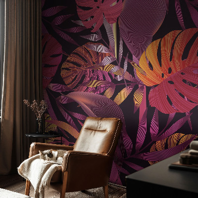 Fototapet la comandă pentru living Eleganță verde