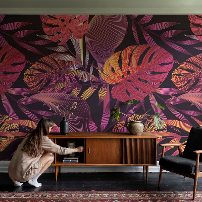 Fototapet la comandă pentru living Eleganță verde