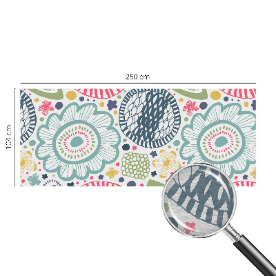 Fototapet vlies pentru dormitor Eleganță florală