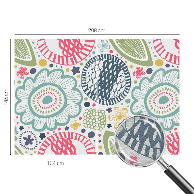 Fototapet vlies pentru dormitor Eleganță florală