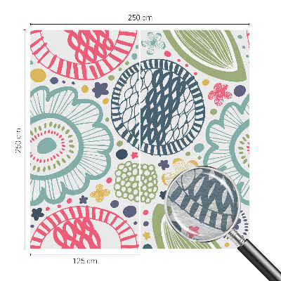 Fototapet vlies pentru dormitor Eleganță florală