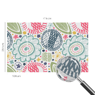 Fototapet vlies pentru dormitor Eleganță florală