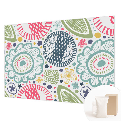 Fototapet vlies pentru dormitor Eleganță florală