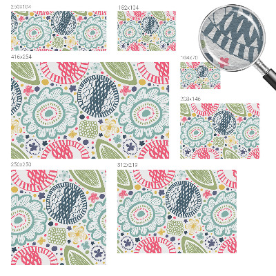 Fototapet vlies pentru dormitor Eleganță florală