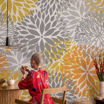 Fototapet pe perete Hexagone albastre