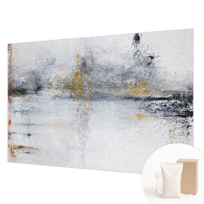 Fototapet modern pentru living în nuanță verde, ideal pentru decorul camerei de zi