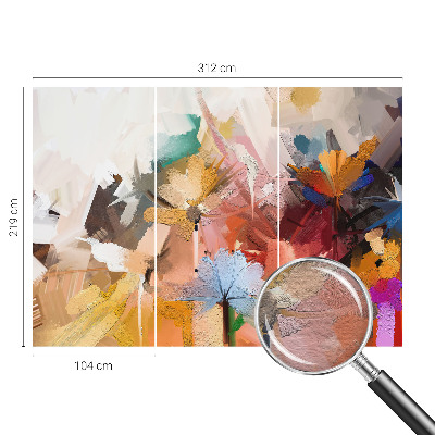 Fototapet la comandă pentru dormitor Un buchet colorat