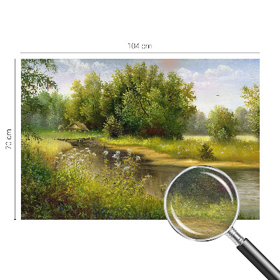 Fototapet la comandă pentru living Puncte subtile