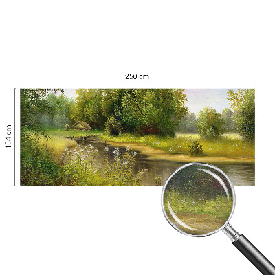 Fototapet la comandă pentru living Puncte subtile