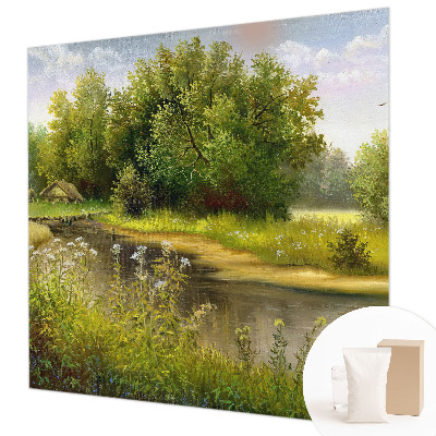 Fototapet la comandă pentru living Puncte subtile