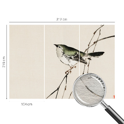 Fototapet vlies pentru dormitor Flori sălbatice