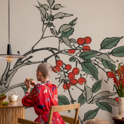 Fototapet vlies pentru copii Pajiște cu flori